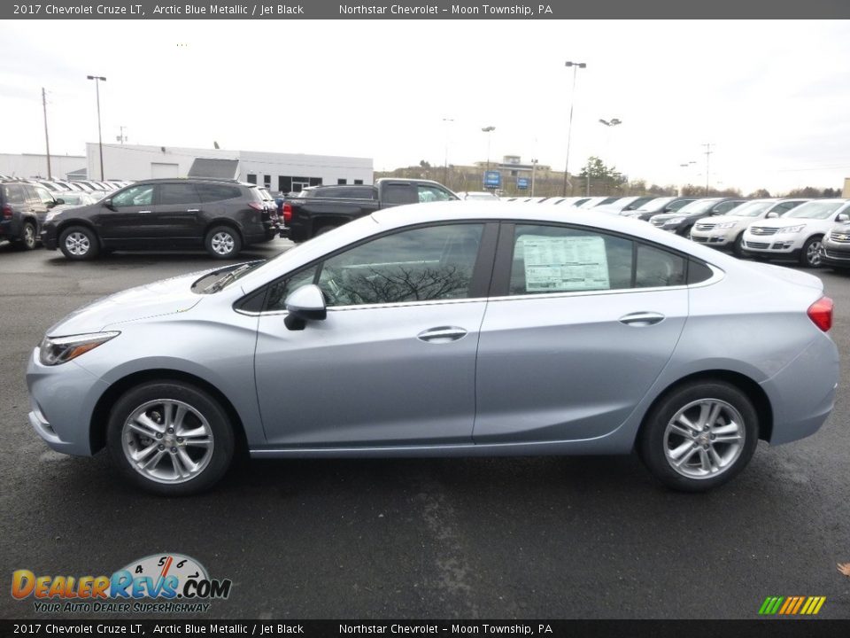 2017 Chevrolet Cruze LT Arctic Blue Metallic / Jet Black Photo #8