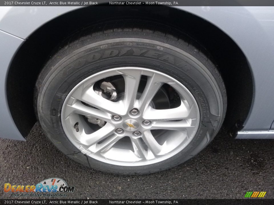 2017 Chevrolet Cruze LT Arctic Blue Metallic / Jet Black Photo #9