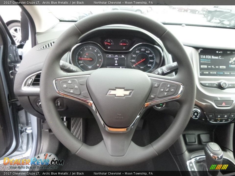2017 Chevrolet Cruze LT Arctic Blue Metallic / Jet Black Photo #16