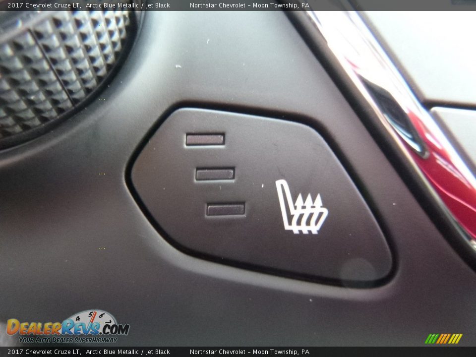 2017 Chevrolet Cruze LT Arctic Blue Metallic / Jet Black Photo #18