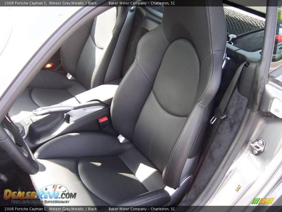 2008 Porsche Cayman S Meteor Grey Metallic / Black Photo #4