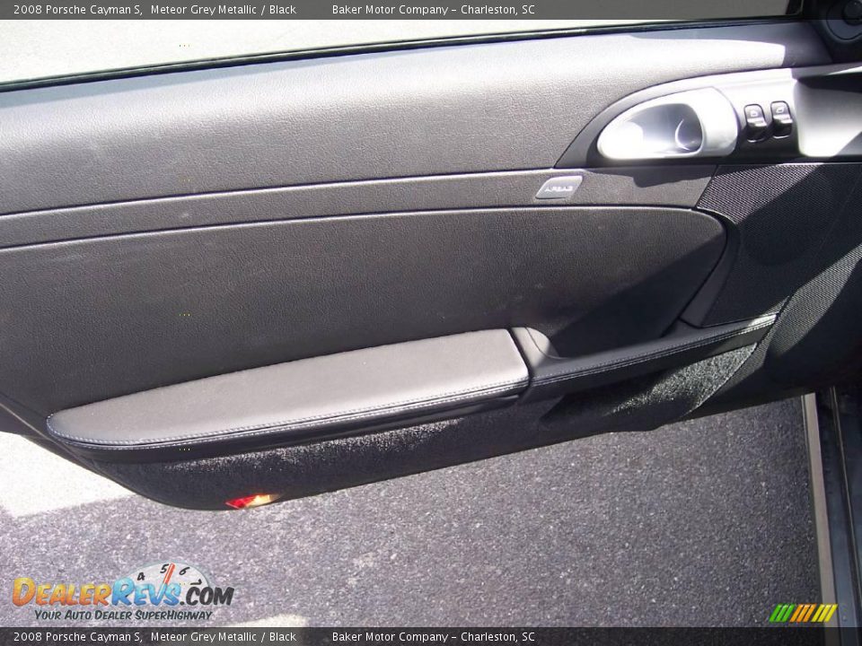 2008 Porsche Cayman S Meteor Grey Metallic / Black Photo #5
