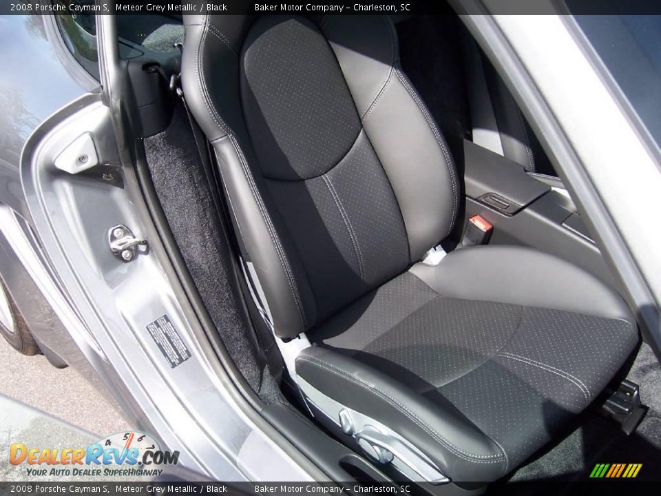 2008 Porsche Cayman S Meteor Grey Metallic / Black Photo #6