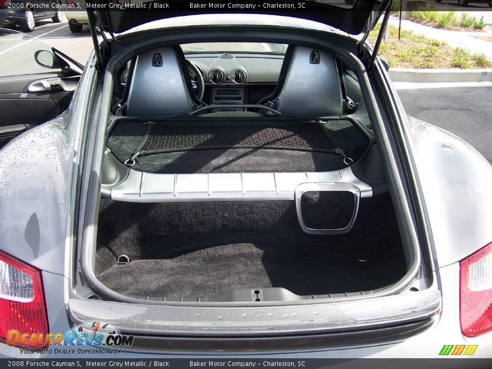 2008 Porsche Cayman S Meteor Grey Metallic / Black Photo #10