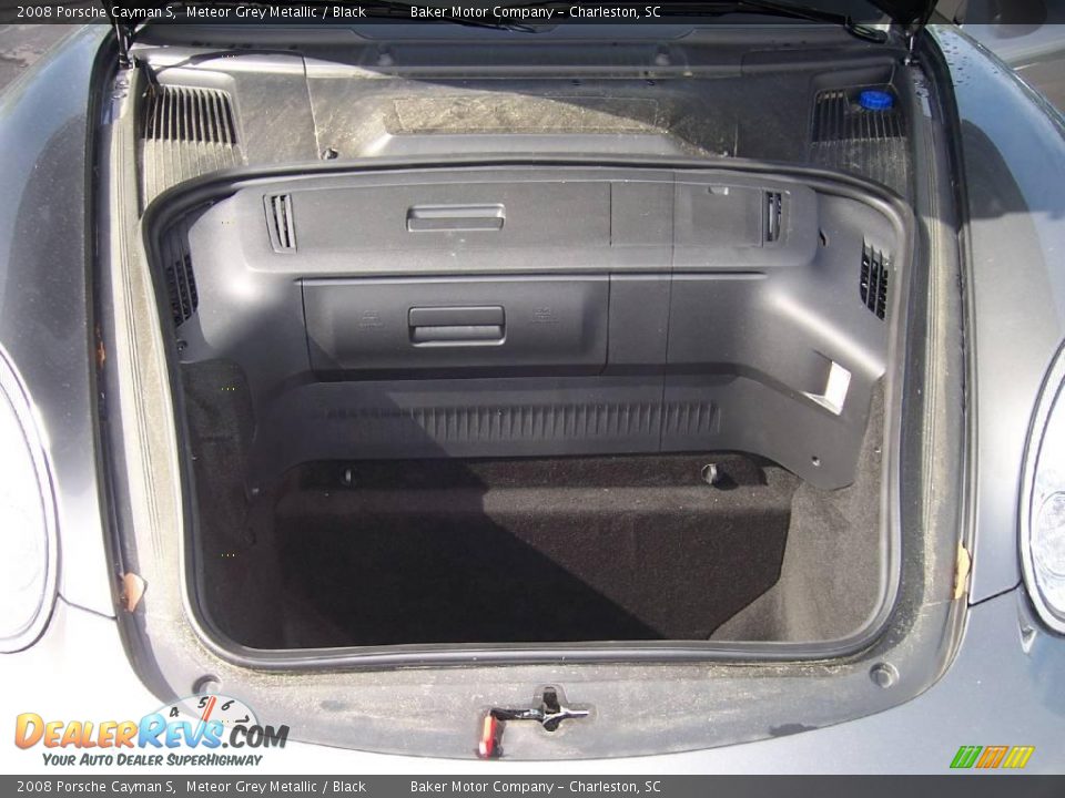 2008 Porsche Cayman S Meteor Grey Metallic / Black Photo #13