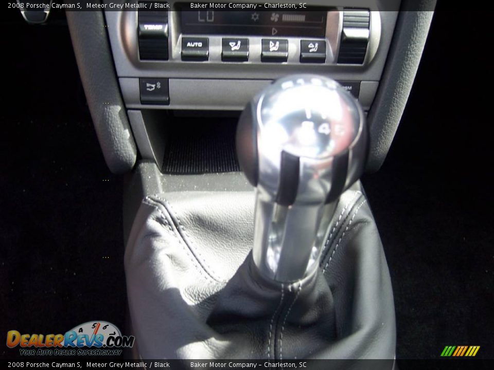 2008 Porsche Cayman S Meteor Grey Metallic / Black Photo #14