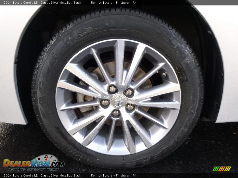 2014 Toyota Corolla LE Classic Silver Metallic / Black Photo #16