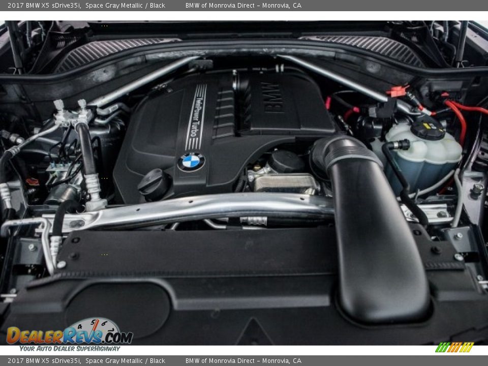 2017 BMW X5 sDrive35i Space Gray Metallic / Black Photo #8