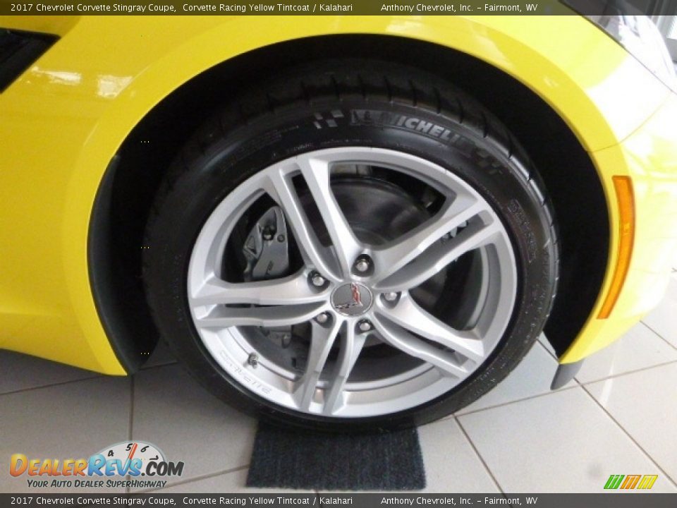 2017 Chevrolet Corvette Stingray Coupe Corvette Racing Yellow Tintcoat / Kalahari Photo #3