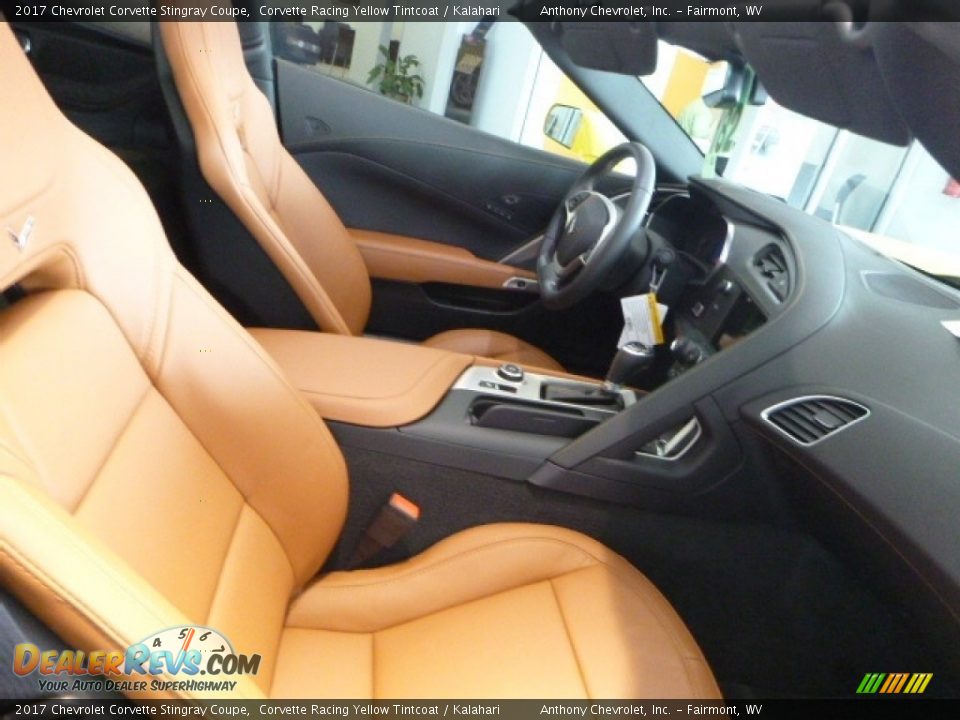 2017 Chevrolet Corvette Stingray Coupe Corvette Racing Yellow Tintcoat / Kalahari Photo #6