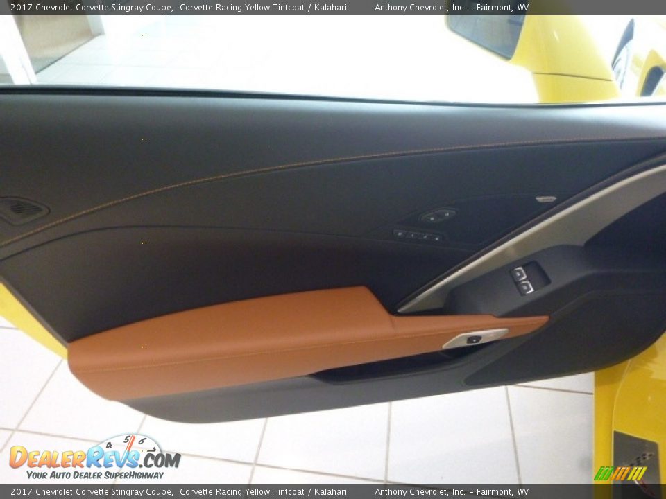2017 Chevrolet Corvette Stingray Coupe Corvette Racing Yellow Tintcoat / Kalahari Photo #14