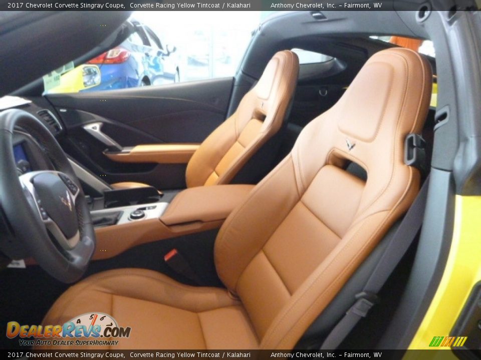 2017 Chevrolet Corvette Stingray Coupe Corvette Racing Yellow Tintcoat / Kalahari Photo #15