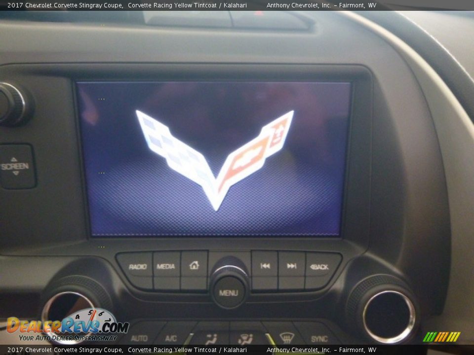 2017 Chevrolet Corvette Stingray Coupe Corvette Racing Yellow Tintcoat / Kalahari Photo #17