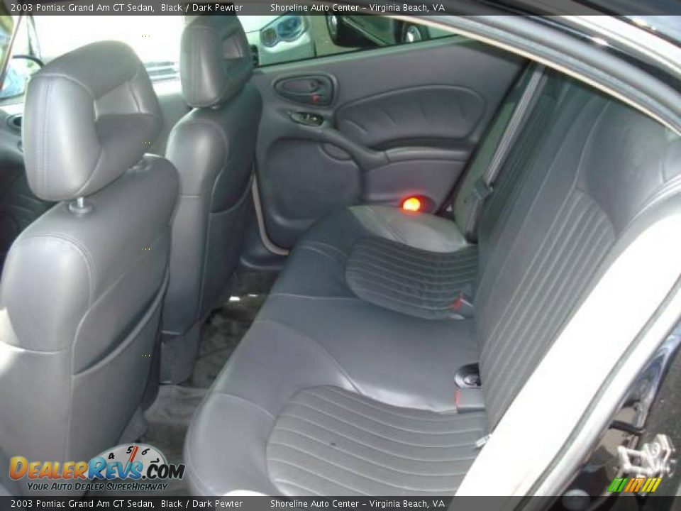 2003 Pontiac Grand Am GT Sedan Black / Dark Pewter Photo #8