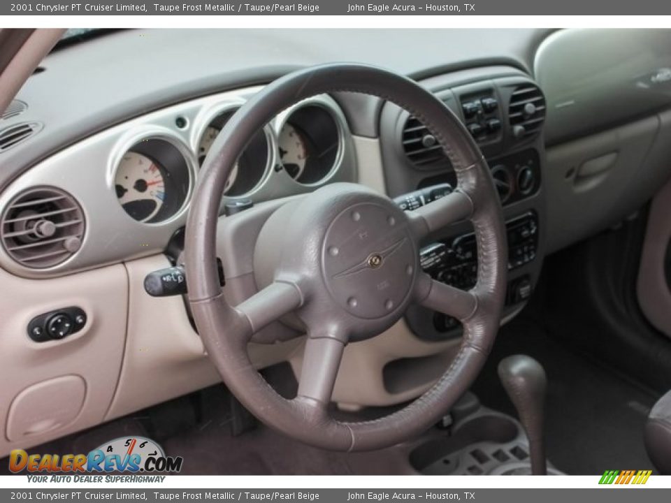 2001 Chrysler PT Cruiser Limited Taupe Frost Metallic / Taupe/Pearl Beige Photo #35