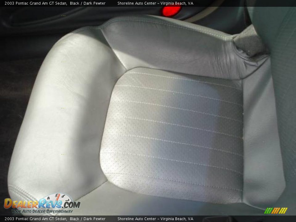 2003 Pontiac Grand Am GT Sedan Black / Dark Pewter Photo #13