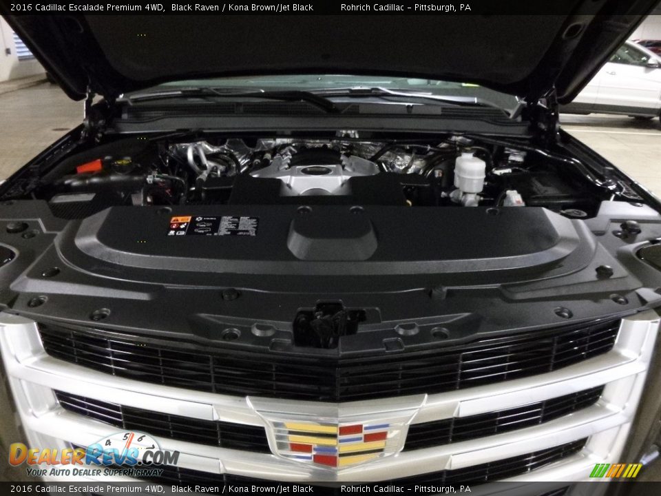 2016 Cadillac Escalade Premium 4WD Black Raven / Kona Brown/Jet Black Photo #14