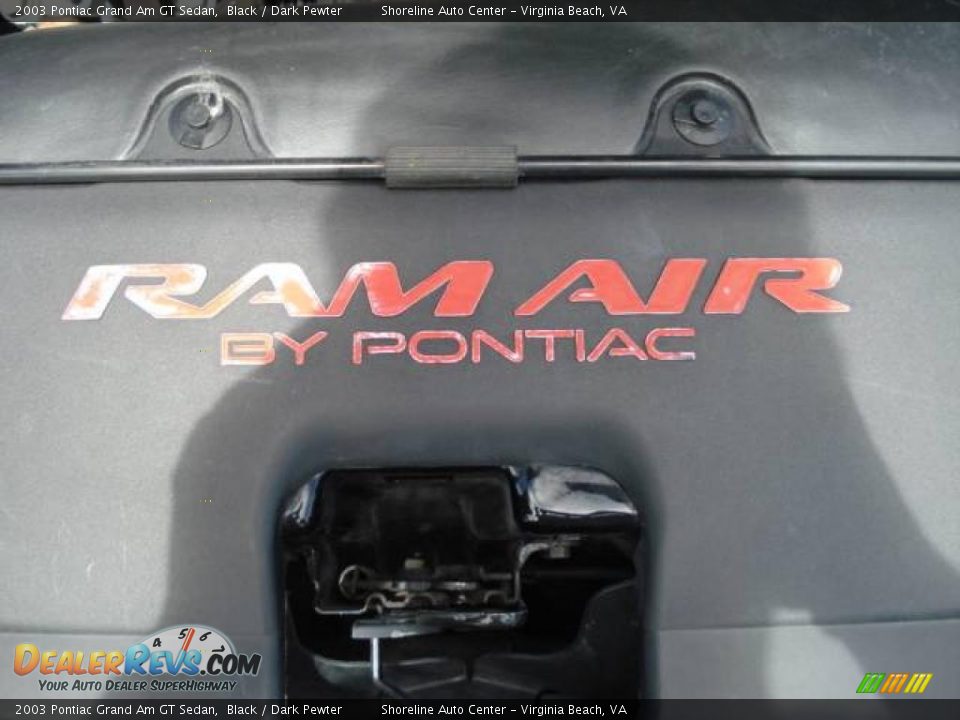 2003 Pontiac Grand Am GT Sedan Black / Dark Pewter Photo #20