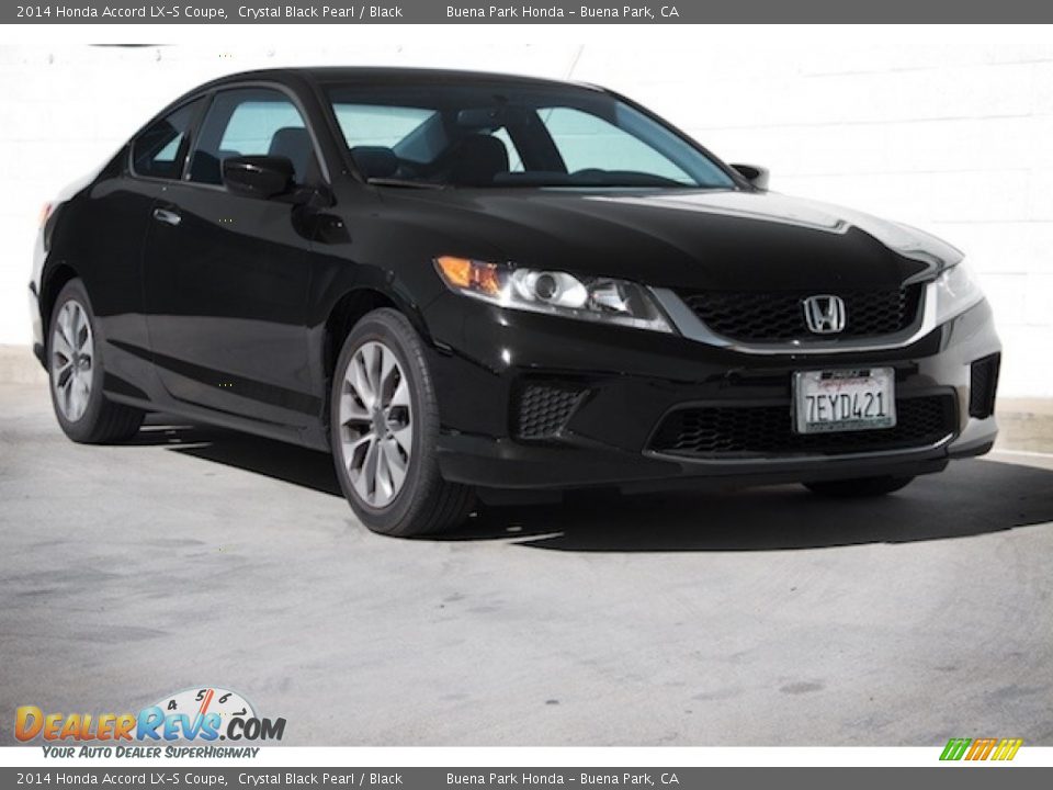 2014 Honda Accord LX-S Coupe Crystal Black Pearl / Black Photo #1