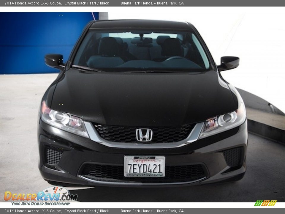 2014 Honda Accord LX-S Coupe Crystal Black Pearl / Black Photo #7