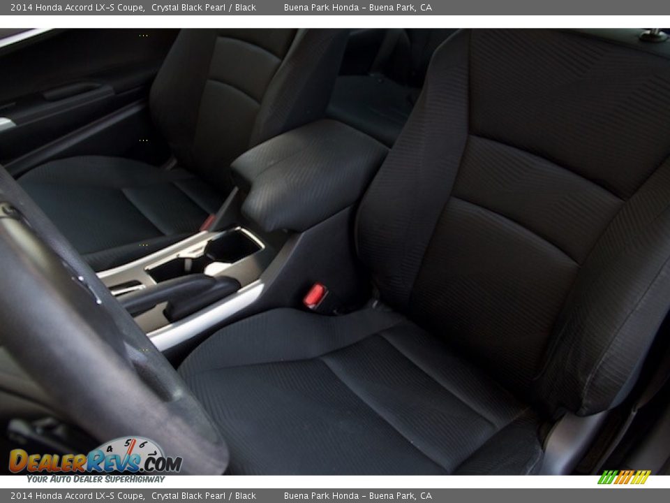 2014 Honda Accord LX-S Coupe Crystal Black Pearl / Black Photo #12