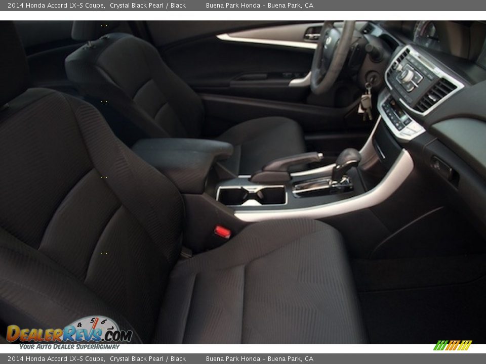 2014 Honda Accord LX-S Coupe Crystal Black Pearl / Black Photo #13