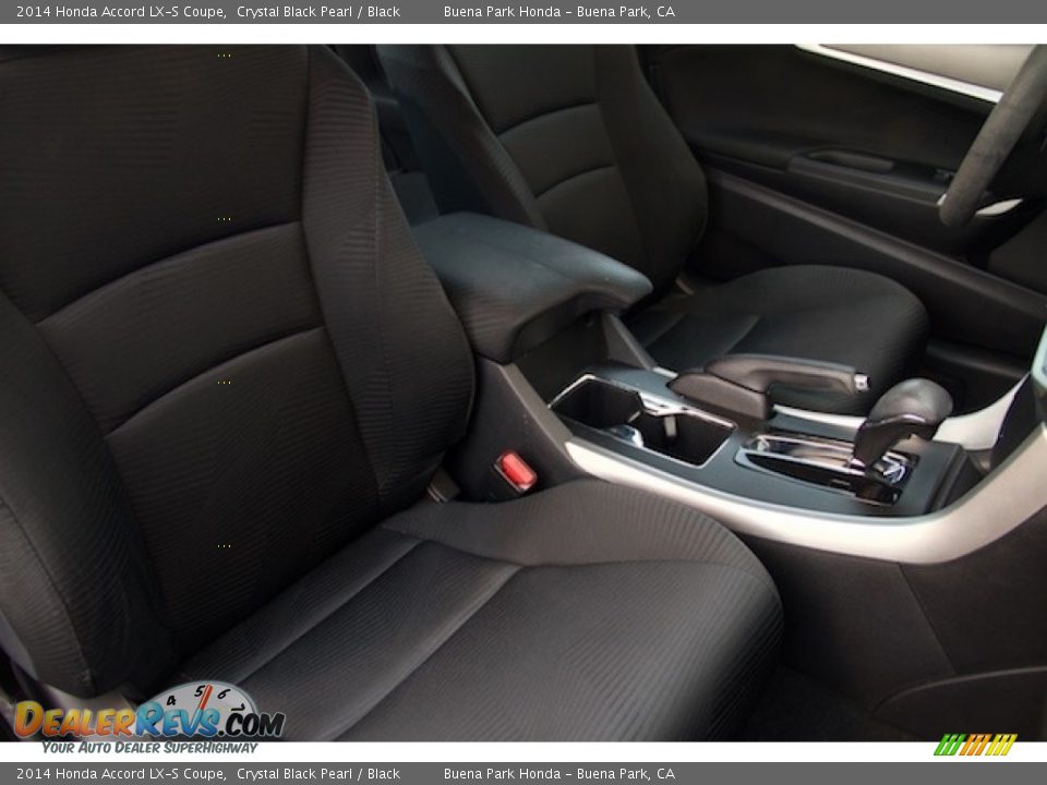 2014 Honda Accord LX-S Coupe Crystal Black Pearl / Black Photo #15