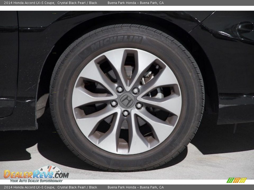 2014 Honda Accord LX-S Coupe Crystal Black Pearl / Black Photo #22