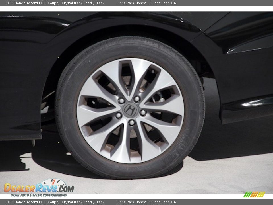 2014 Honda Accord LX-S Coupe Crystal Black Pearl / Black Photo #23