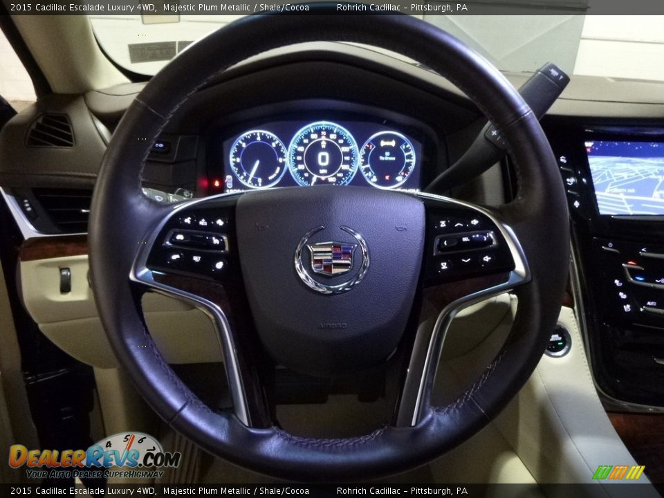 2015 Cadillac Escalade Luxury 4WD Steering Wheel Photo #22