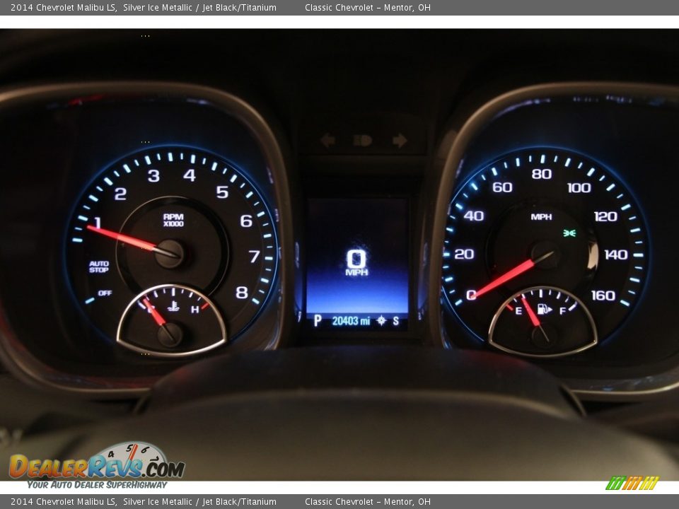 2014 Chevrolet Malibu LS Silver Ice Metallic / Jet Black/Titanium Photo #7