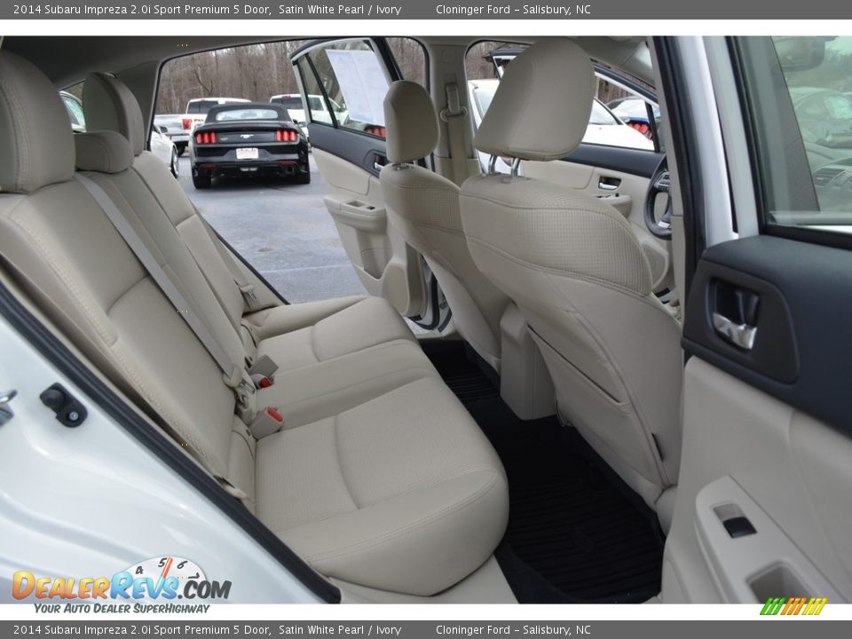2014 Subaru Impreza 2.0i Sport Premium 5 Door Satin White Pearl / Ivory Photo #13