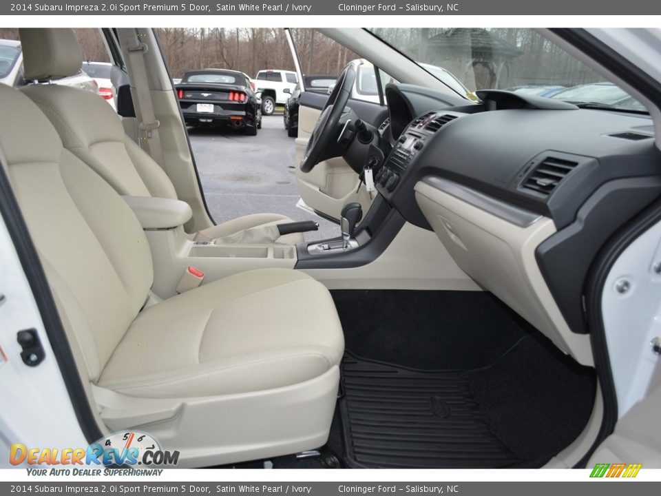 2014 Subaru Impreza 2.0i Sport Premium 5 Door Satin White Pearl / Ivory Photo #15