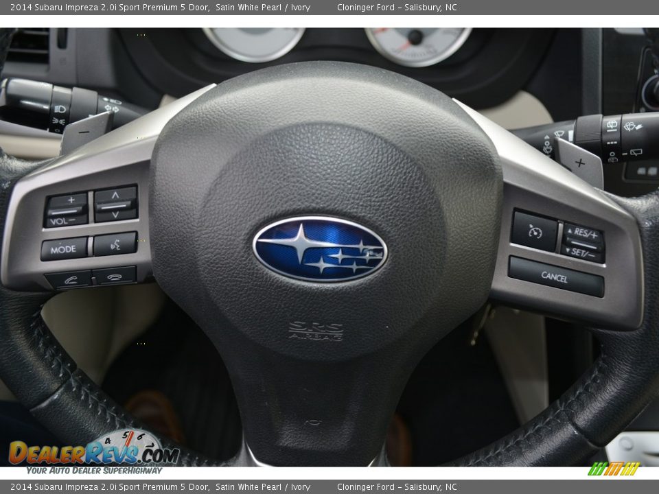 2014 Subaru Impreza 2.0i Sport Premium 5 Door Satin White Pearl / Ivory Photo #19
