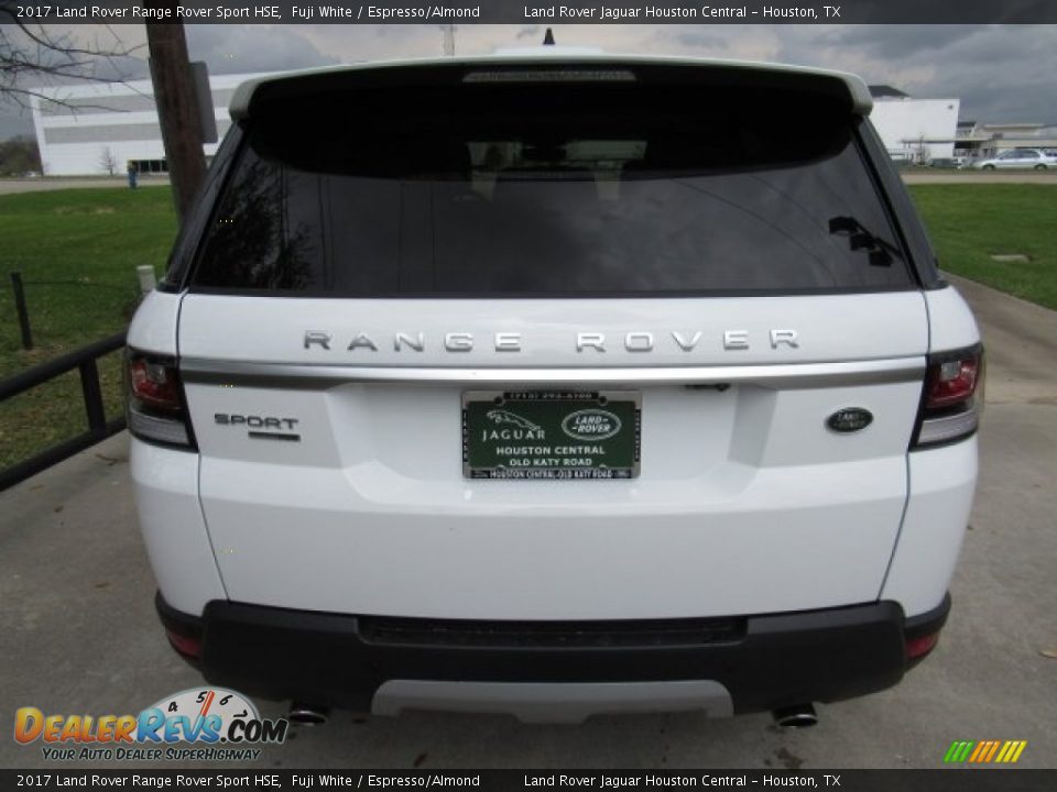 2017 Land Rover Range Rover Sport HSE Fuji White / Espresso/Almond Photo #8