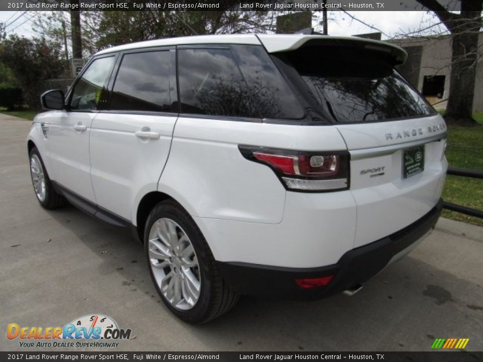 2017 Land Rover Range Rover Sport HSE Fuji White / Espresso/Almond Photo #12