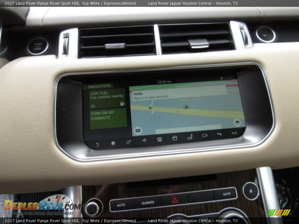 2017 Land Rover Range Rover Sport HSE Fuji White / Espresso/Almond Photo #20