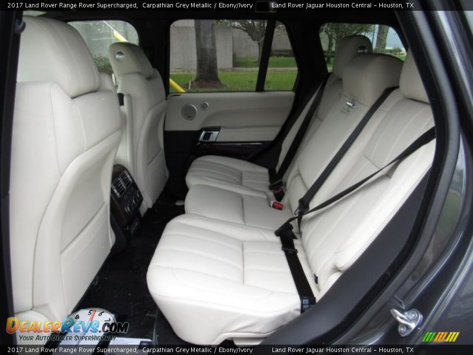 Rear Seat of 2017 Land Rover Range Rover Supercharged Photo #5