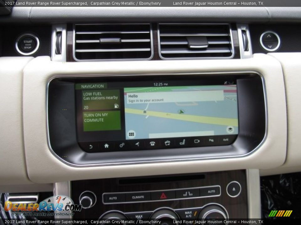 Dashboard of 2017 Land Rover Range Rover Supercharged Photo #20