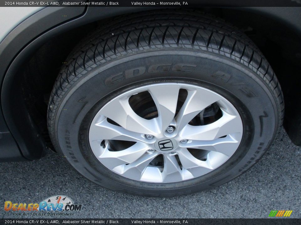 2014 Honda CR-V EX-L AWD Alabaster Silver Metallic / Black Photo #3