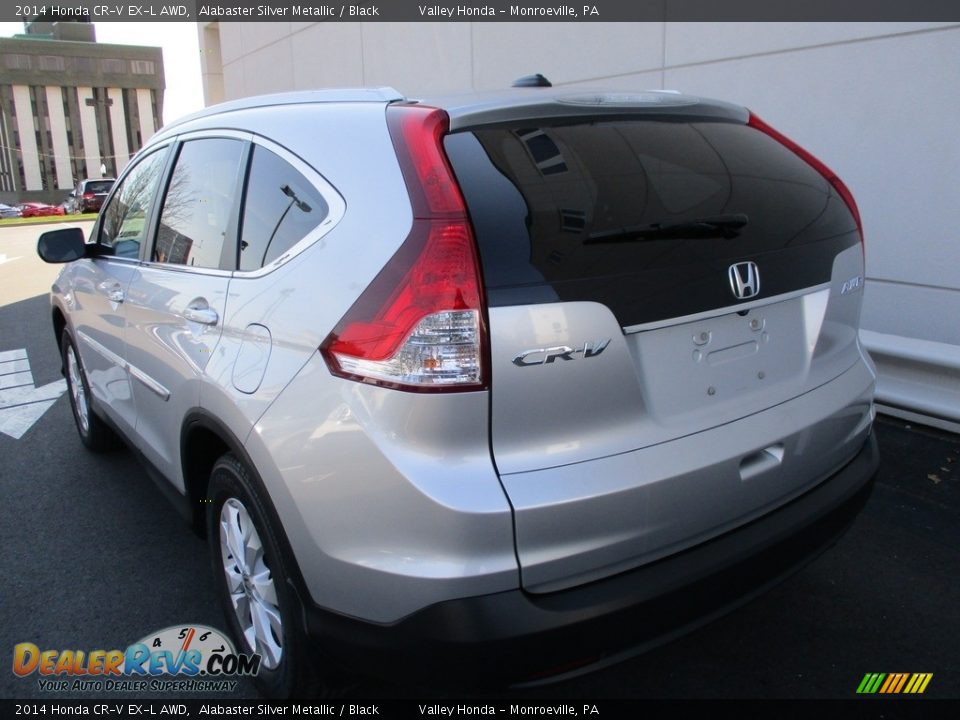 2014 Honda CR-V EX-L AWD Alabaster Silver Metallic / Black Photo #4