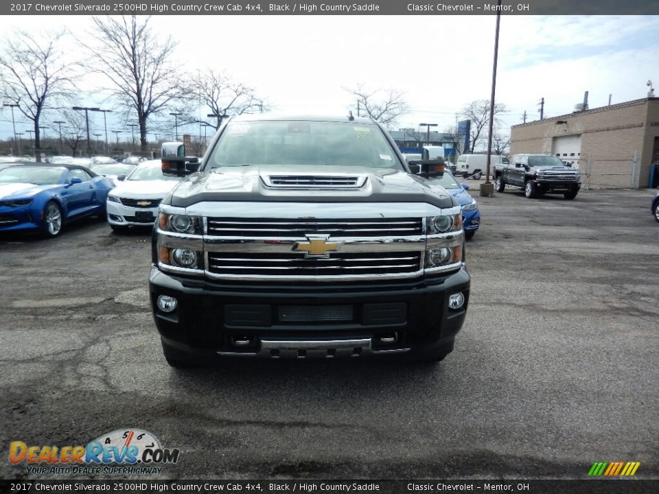 2017 Chevrolet Silverado 2500HD High Country Crew Cab 4x4 Black / High Country Saddle Photo #2