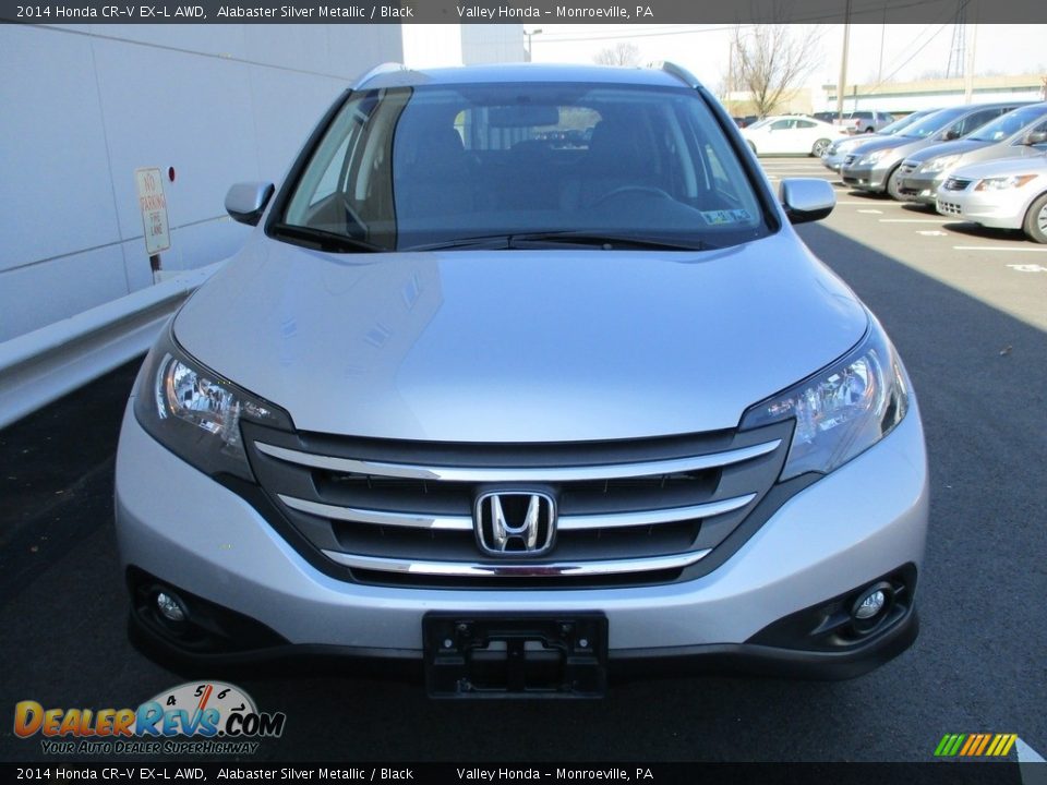 2014 Honda CR-V EX-L AWD Alabaster Silver Metallic / Black Photo #8