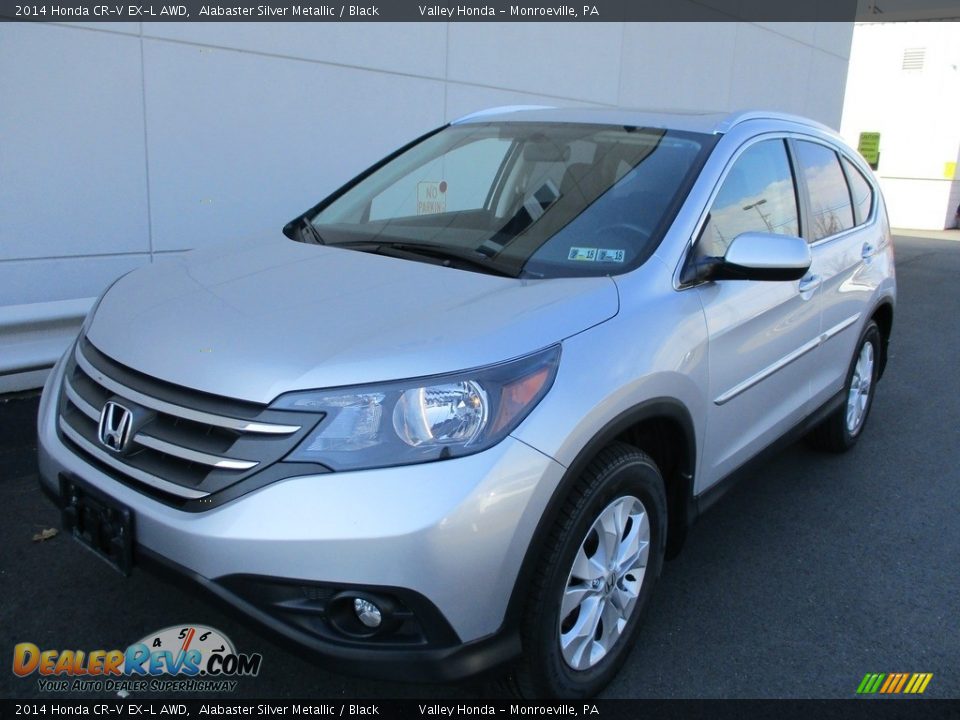 2014 Honda CR-V EX-L AWD Alabaster Silver Metallic / Black Photo #9