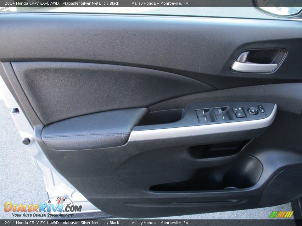 2014 Honda CR-V EX-L AWD Alabaster Silver Metallic / Black Photo #10