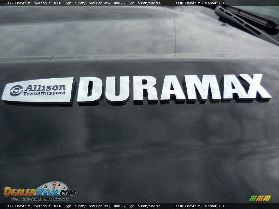 2017 Chevrolet Silverado 2500HD High Country Crew Cab 4x4 Black / High Country Saddle Photo #7