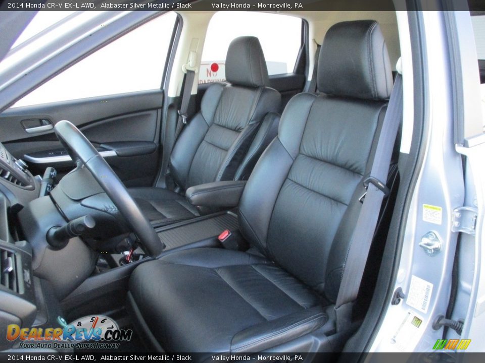 2014 Honda CR-V EX-L AWD Alabaster Silver Metallic / Black Photo #12