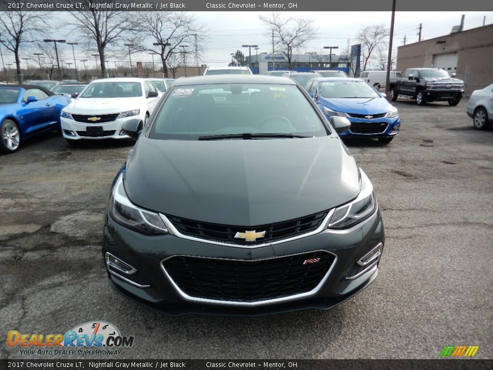 2017 Chevrolet Cruze LT Nightfall Gray Metallic / Jet Black Photo #2