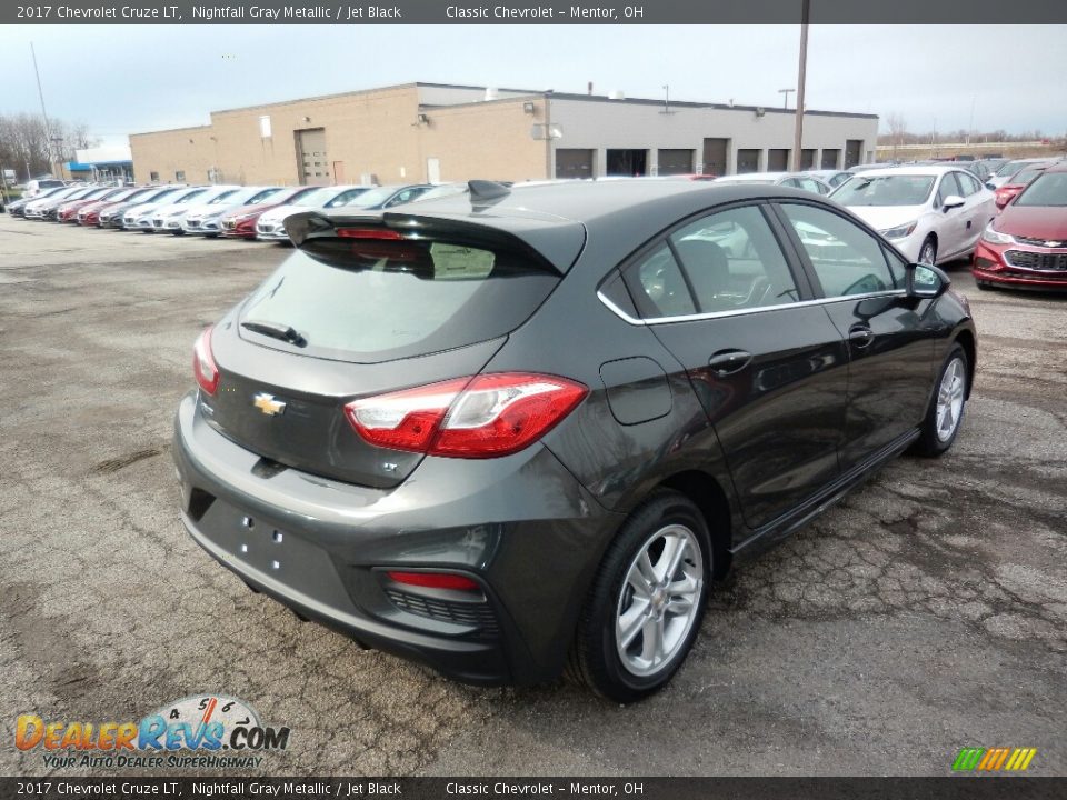 2017 Chevrolet Cruze LT Nightfall Gray Metallic / Jet Black Photo #4