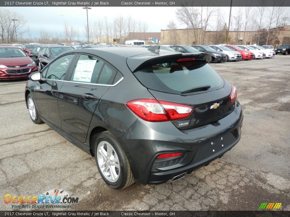 2017 Chevrolet Cruze LT Nightfall Gray Metallic / Jet Black Photo #5
